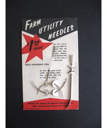 Farm Utility Needles - Upholstery Needles - Sewing Repair Needles - West... - £11.81 GBP