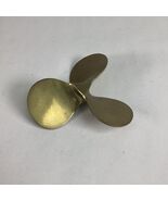 Vintage Solid Brass Marine Boat Ship Propeller Nautical Art Paperweight - $307.18 MXN