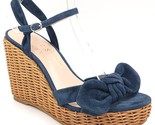 Kate Spade NY Women Ankle Strap Espadrille Sandal Patio Size US 9.5B Bla... - $99.00