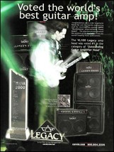 Steve Vai Signature Carvin VL100 Legacy Amp Head of the Year 2000 ad print - £3.30 GBP