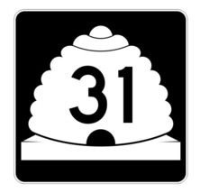 Utah State Highway 31 Sticker Decal R5376 Highway Route Sign - $1.45+