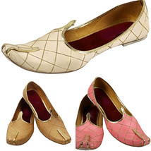 Mens Sherwani Jutti ethnic Mojari wedding Party Indian Shoes US size 8-1... - $35.14