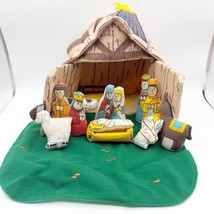 Christmas Pockets Of Learning 13-piece Plush Nativity House With Case   - £27.05 GBP