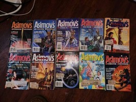 Asimov&#39;s science fiction magazine lot 10 issues 1990s vtg sci-fi Ian mcdonald - $21.04