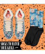 FLORAL PRINT Socks for N SB Dunk High Maui Wowie T Shirt Flowers Tie Dye - £16.17 GBP