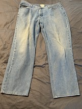 L.L. Bean Men’s Classic Fit Jeans 40x32 Light Wash Denim Straight Leg USA - $14.70
