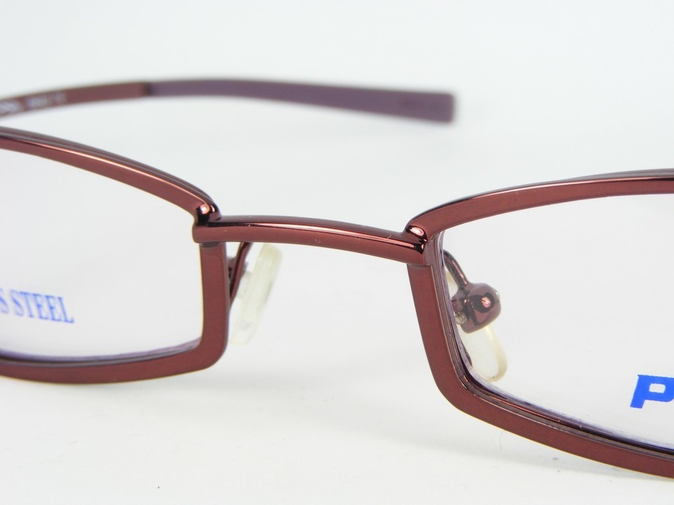 NEW PEPSI 6642 BU BURGUNDY EYEGLASSES GLASSES FRAME P6642 47-18-140 mm (NOTES) Item image 5