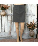 J Crew Wool Cashmere Skirt 6 Gray Mini Lined Preppy Academia A Line Mini... - £23.45 GBP