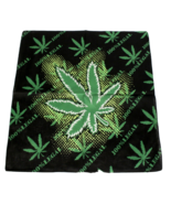 Bandanna Cotton Face Mask Bandana Head Scarf Weed Pot Marijuana Handkerc... - $5.47 CAD