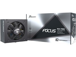 Seasonic FOCUS 750W 80+ Platinum ATX Fully Modular Power Supply PSU Fanless - $166.99