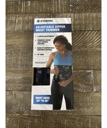 Stamina Adjustable Zipper Waist Trimmer Women&#39;s Black Camo Fits Waist 28... - $47.37 CAD