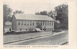 Peterborough Nuovo Hampshire ~ Città Library-First Gratuito Publici Biblioteca ~ - £5.80 GBP
