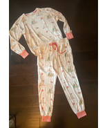 PJ Salvage ADORABLE CHRISTMAS DOGS Thermal Pajama/Lounge Set S New - £45.83 GBP