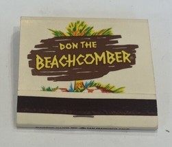 Don the Beachcomber Honolulu Tiki Bar Honolulu Matchbook Unstruck - £10.86 GBP