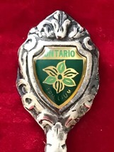 Souvenir Spoon Ontario Trillium Flower Windsor Emblem GGG Canada - £7.06 GBP