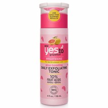 Yes To Grapefruit Brightening GlowBoosting Daily Exfoliating Tonic 4 Fl Oz. - $12.86