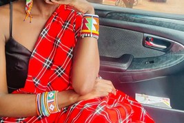 Maasai Shuka“Authentic Maasai Shuka – Traditional African Blanket, Scarf... - $1,209.61 MXN