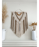 Boho macrame wall hanging, macrame wall art, home decor, interior design... - £67.94 GBP