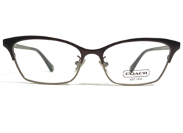 Coach Eyeglasses Frames HC 5041 Terri 9143 Satin Brown/Sand Cat Eye 53-15-140 - £36.81 GBP