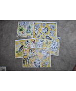 Gangster Weed Pot Lady Skull Tattoo Color Flash Wall Art LOT 5 Sheets KM... - $2,761.49 MXN