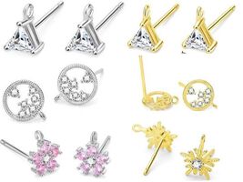 2 Pieces Genuine 925 Sterling Silver Earring Connectors Jewelry Findings... - €2,94 EUR+