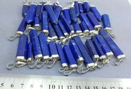 Grad A Natural Sterling silver Lapis Lazuli Pendants 08pc Necklaces, Jewelry - £47.77 GBP