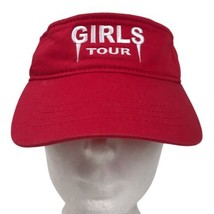 Girls Tour Sorbella Streetwear Red Visor Hat Adjustable One Size - £14.57 GBP