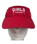 Girls Tour Sorbella Streetwear Red Visor Hat Adjustable One Size - £14.51 GBP