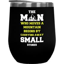 Make Your Mark Design The Man Who Moves A Mountain Motivational Quote Coffee &amp; T - $27.71