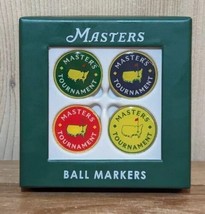 Masters Golf Ball Markers 4-Pack 2024 Augusta National New In Box - £37.36 GBP