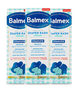 Pack of (3) New Balmex Complete Protection Baby Diaper Rash Cream, 4 oz - $45.26 CAD