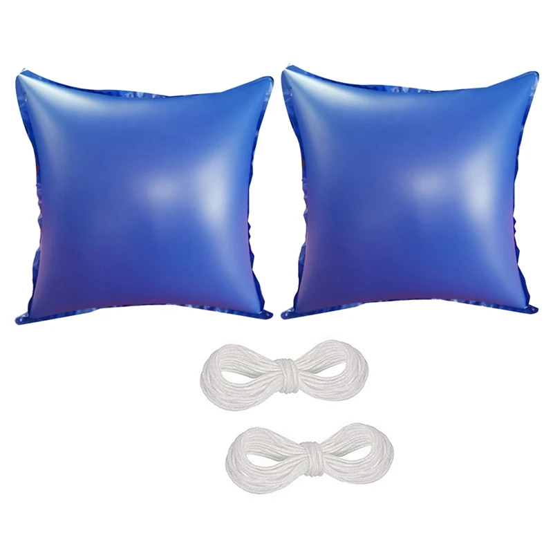 2 PCS Pool Pillows 4 X 4Ft 0.3Mm Thick Pool Cover Air Pillow Swimming Pool - £83.54 GBP
