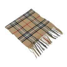 J.Valintin Unisex Plaid Scarf Soft Feel Acrylic Fashion Design #Scarf4 beige image 2