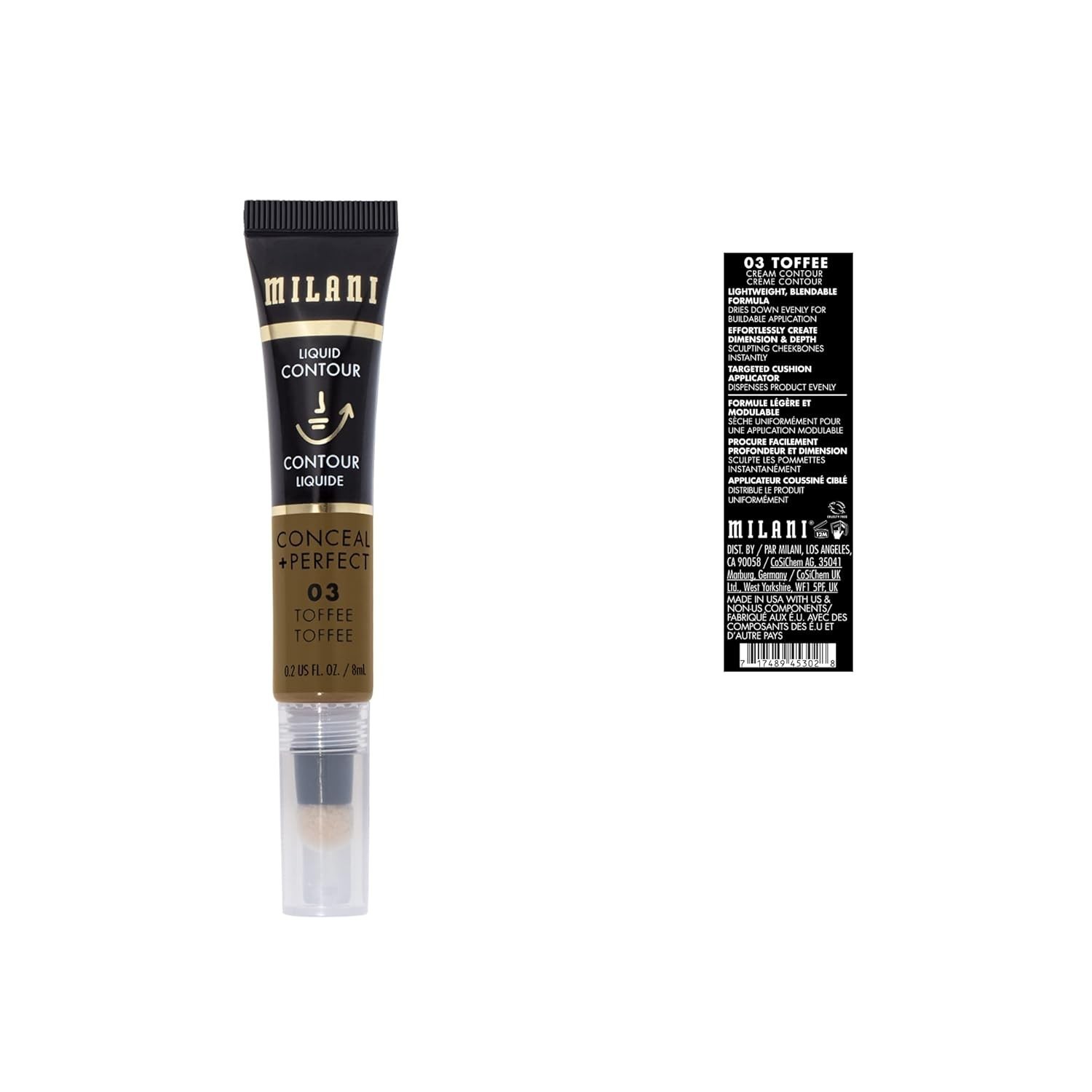 Milani Perfect Liquid Contour Conceal + Perfect Face Lift #03 Toffee 0.2 fl oz. Item image 2