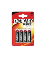 Eveready Super Heavy Duty AA Battery 4pcs - £16.33 GBP