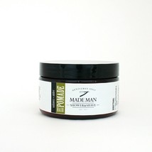 MANLY Premium Hair Pomade Oakmoss Amber Water Soluble Wet Look Essential Oils - £11.29 GBP