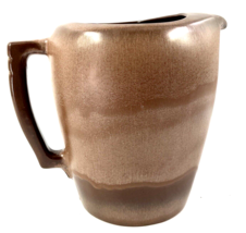 Frankoma Pottery Plainsman Brown Water  8&quot; Pitcher 5D With Ice Lip Handle EUC - £46.97 GBP
