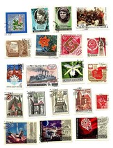 Lot Of 20 Russia Ussr Postage Stamps 1969 Early 70s Soviet Space Historical A6 - £5.59 GBP