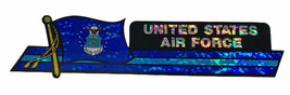 Vintage USAF Air Force 11.5&quot; Bumper Sticker - $9.65