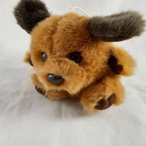 MJC Plush Puppy Dog 5 inch Brown Tan 1994 bean bag toy - £7.89 GBP