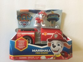 NEW Paw Patrol Marshall  Figure &amp; Fire Engine - £12.90 GBP