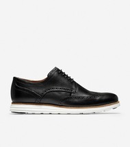 Mens COLE HAAN Shoes OriginalGrand Wingtip Oxford Lace up Comfort C26469 Black - £119.89 GBP