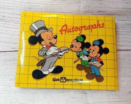 Mickey Mouse Autographs Book 1980s Walt Disney World - £12.55 GBP