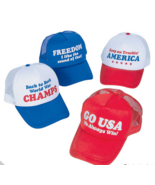 Patriotic Trucker USA America Freedom Hats Pick From Fun Styles Listed B... - £12.76 GBP