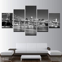 Canvas Wall Art 5 Pieces Nature Scene Mountain Lake Park Canvas Print Wa... - £38.31 GBP