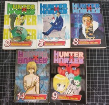 Hunter X Hunter 3 5 8 9 14 English manga by Yoshihiro Togashi - £19.80 GBP