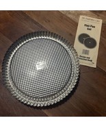 The Pampered Chef Flat Flan Pan Set 4 10&quot; inch Tin Steel Tinned Pie Plate - $24.00