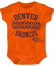NFL Denver Broncos Fan Football Infant Baby Bodysuit 12 Months Orange Bl... - $8.99
