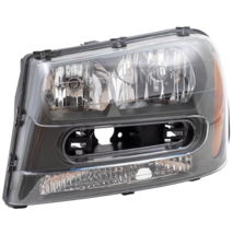 For 02-09 Chevrolet Trailblazer LEFT Headlamp Headlight w/Full Width Grille Bar - £53.73 GBP