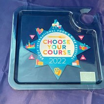 Disney Appetizer Plate Tray 2022 Epcot Food &amp; Wine Festival Choose Your ... - $13.99